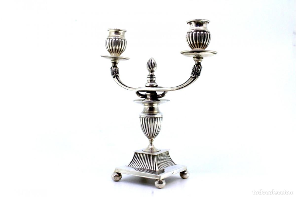 Antig&uuml;edades: Candelabros de plata - Foto 7