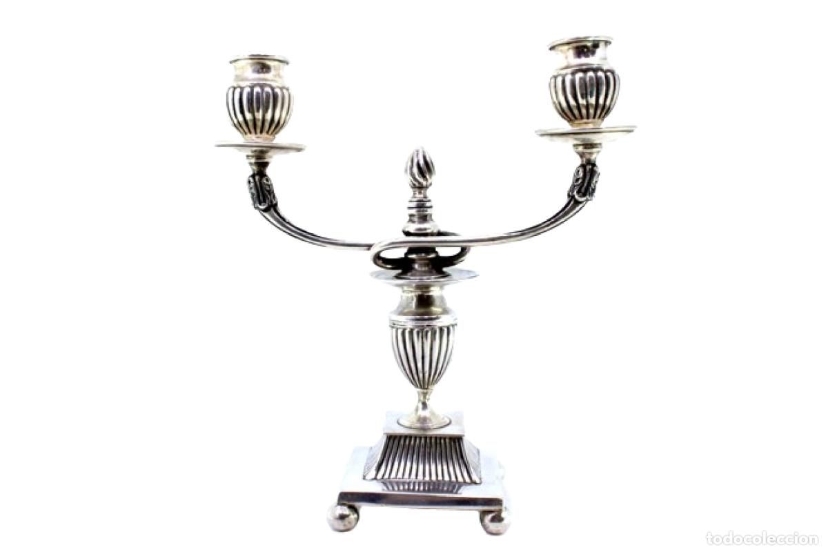 Antig&uuml;edades: Candelabros de plata - Foto 1