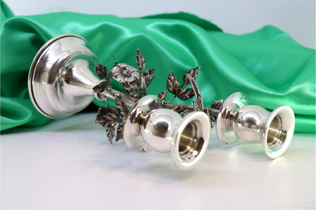 Antig&uuml;edades: Candelabros de plata - Foto 4