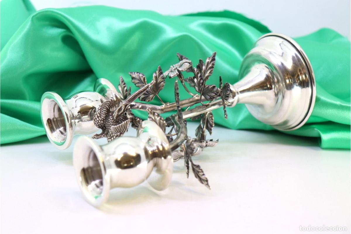 Antig&uuml;edades: Candelabros de plata - Foto 5