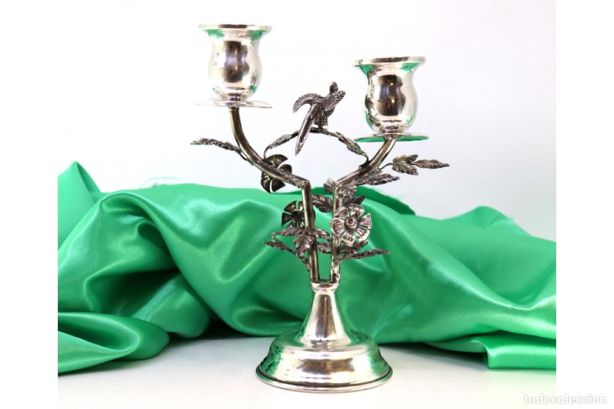 Antig&uuml;edades: Candelabros de plata - Foto 7
