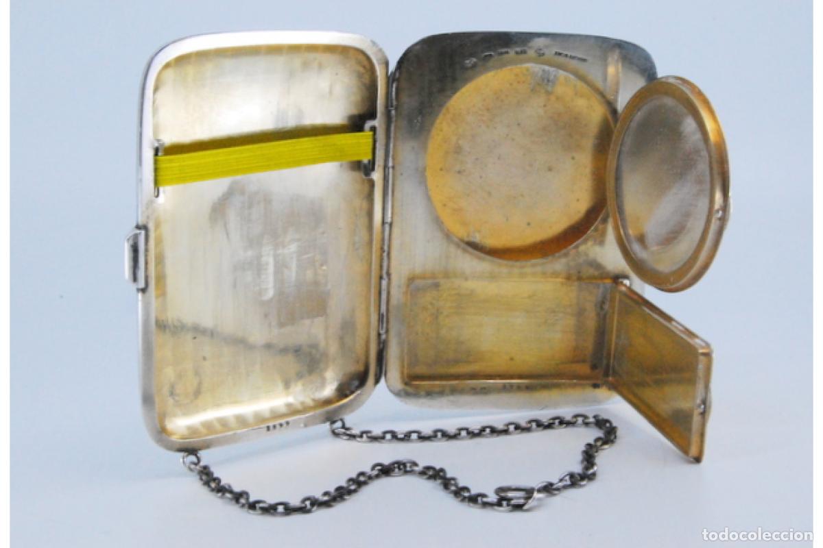 Antig&uuml;edades: Estuche de belleza plateado - Foto 3