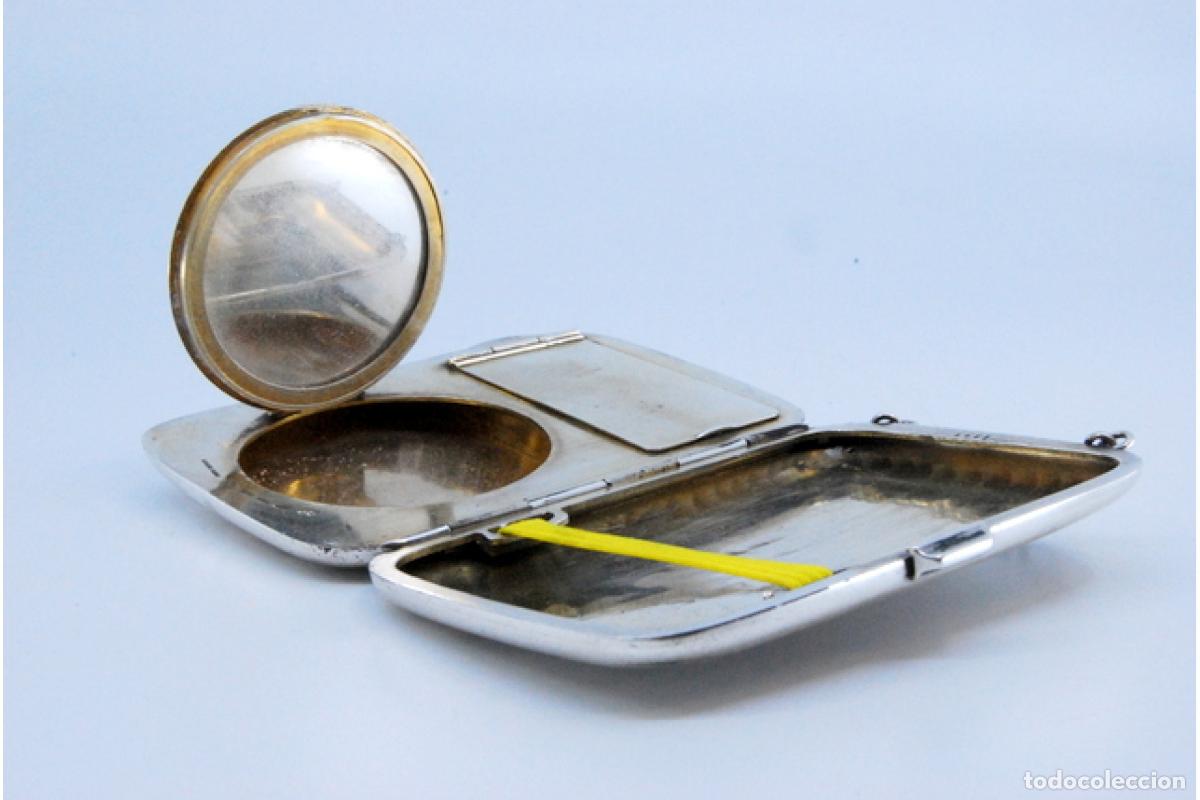 Antig&uuml;edades: Estuche de belleza plateado - Foto 6