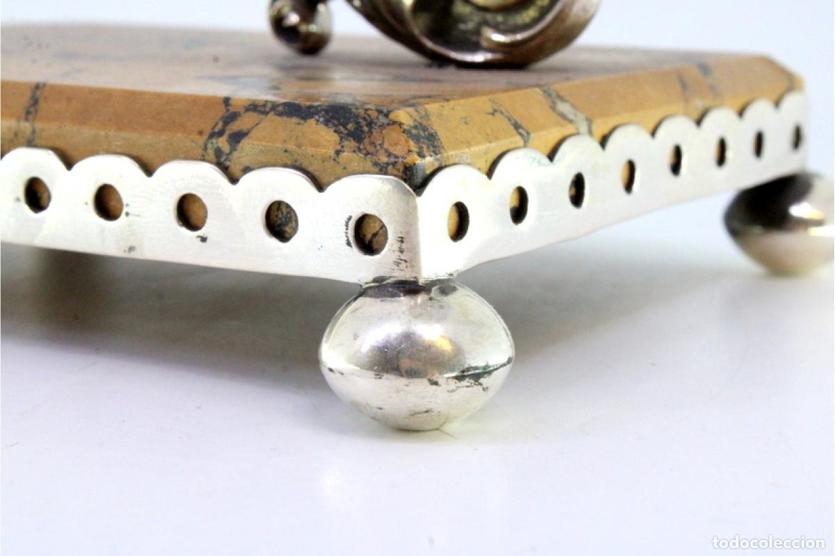 Antig&uuml;edades: L&aacute;mpara de plata - Foto 4