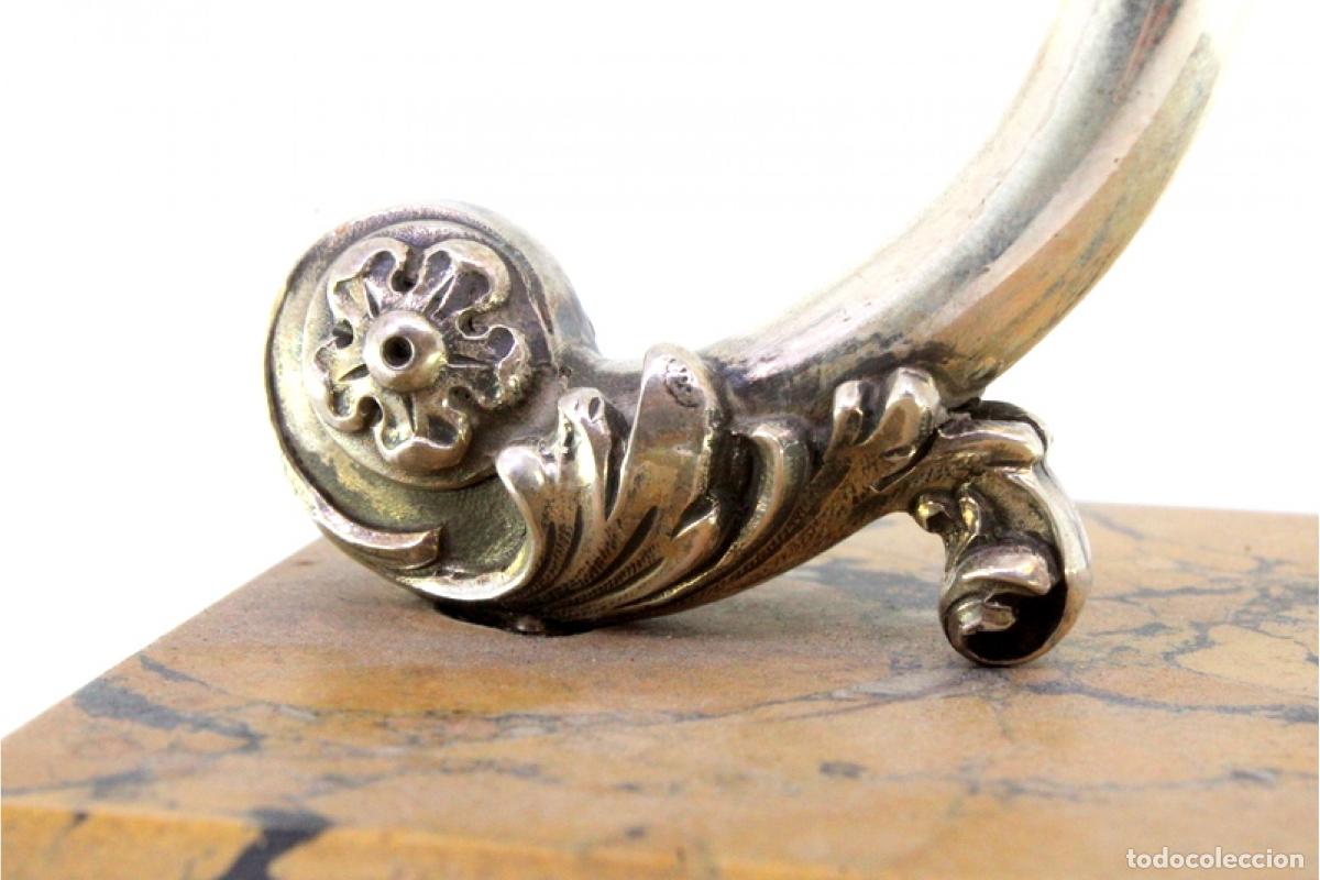 Antig&uuml;edades: L&aacute;mpara de plata - Foto 10