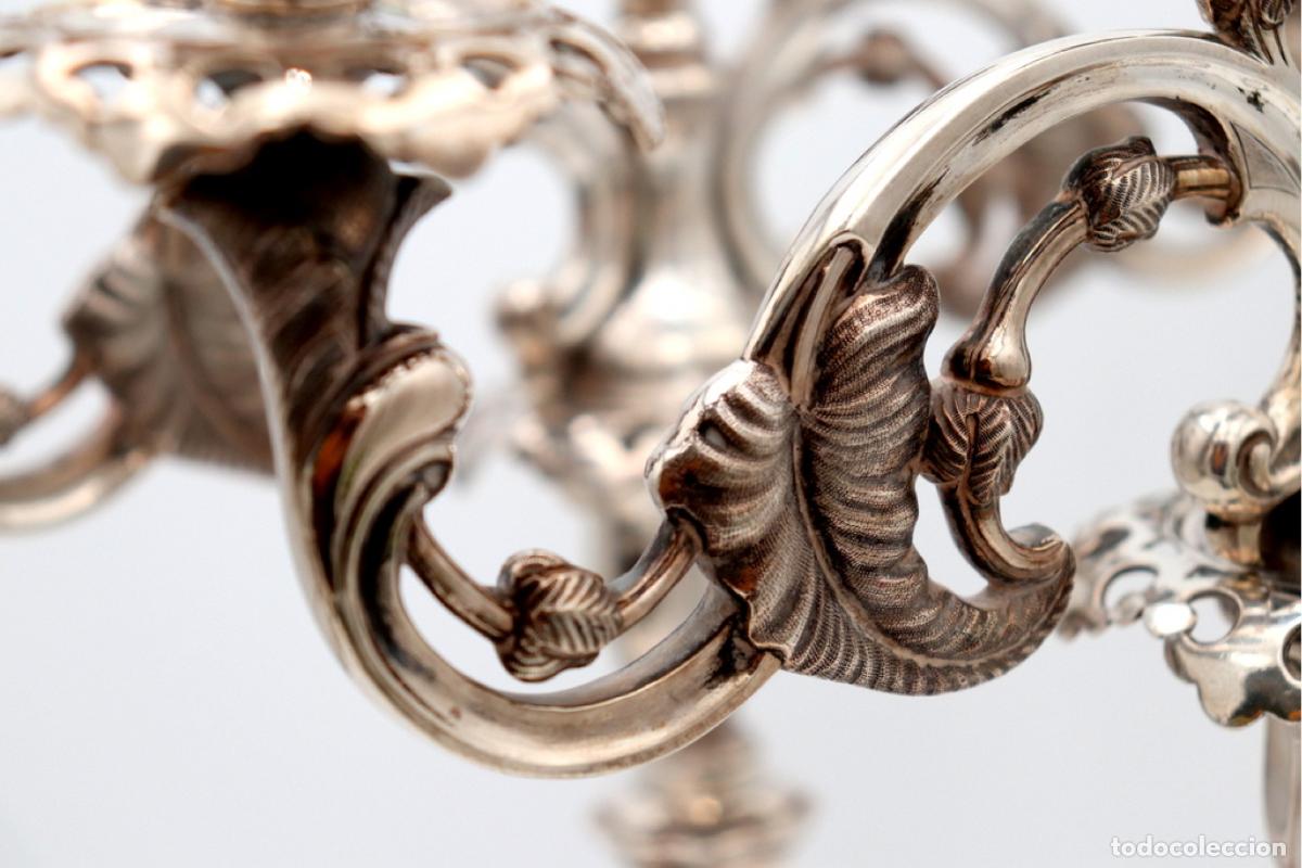 Antig&uuml;edades: Candelabros de plata - Foto 5