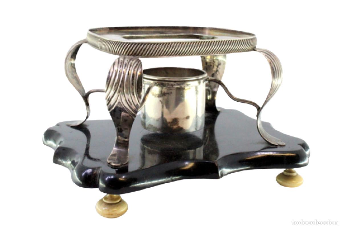 Antig&uuml;edades: L&aacute;mpara/candelabro de plata - Foto 1