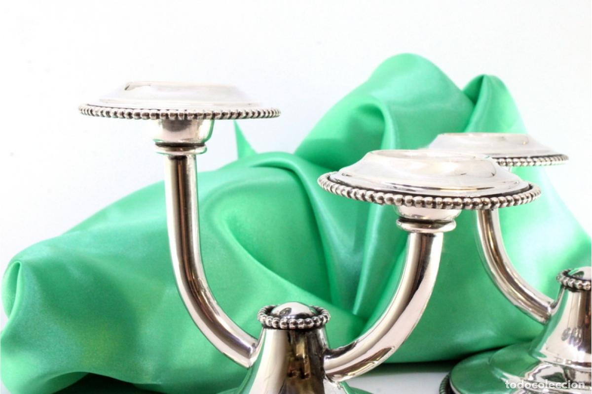 Antig&uuml;edades: Candelabros de plata - Foto 4