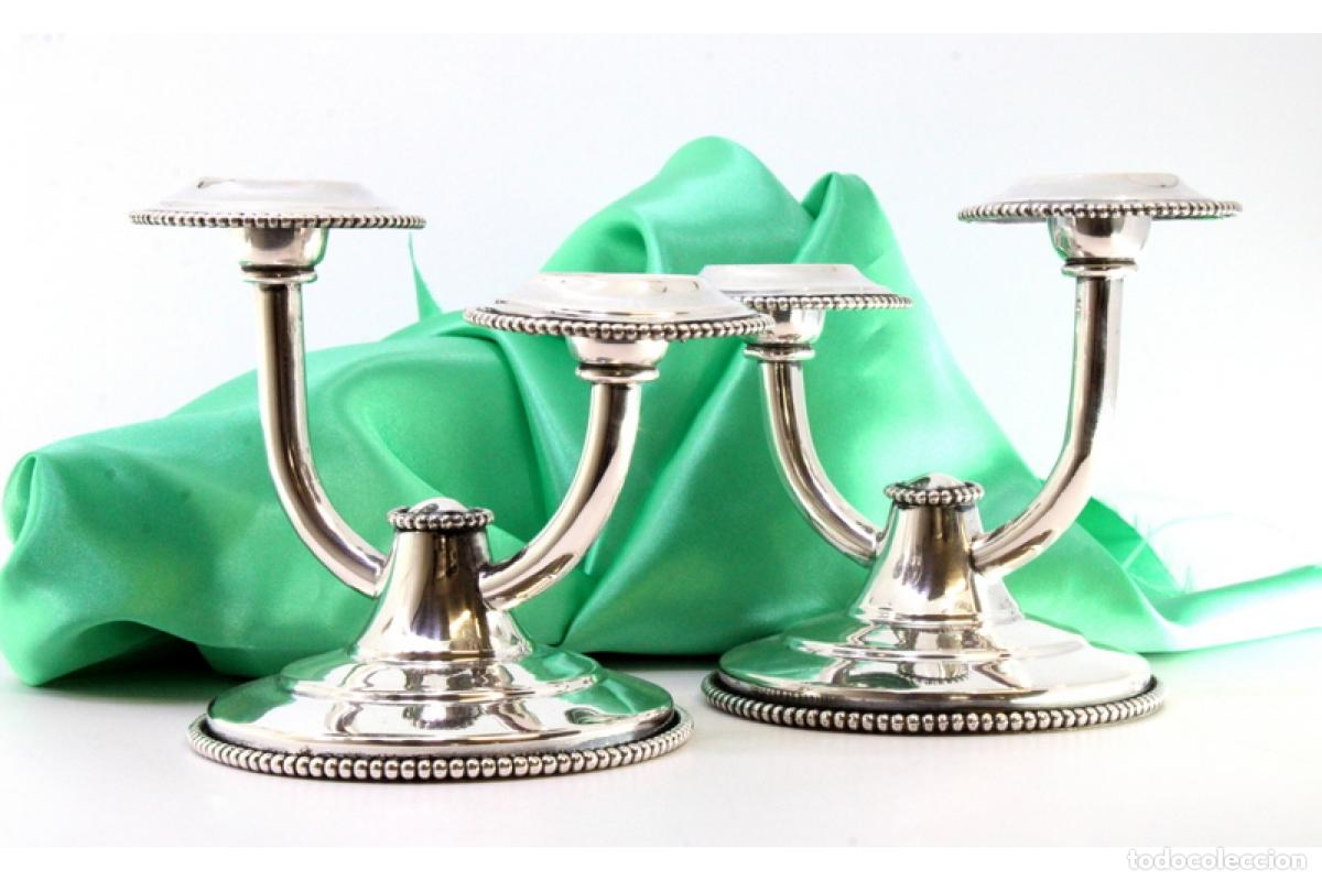 Antig&uuml;edades: Candelabros de plata - Foto 5