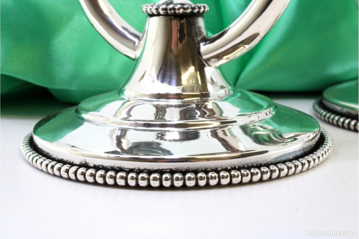 Antig&uuml;edades: Candelabros de plata - Foto 6