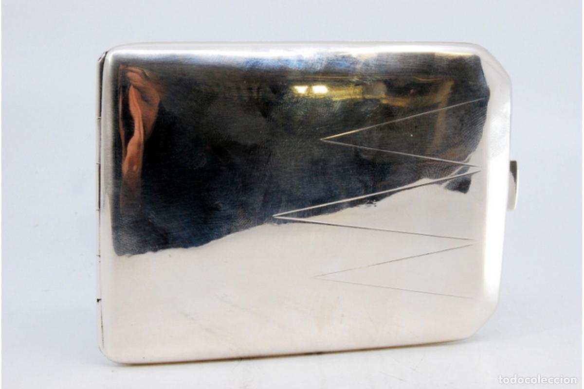 Antig&uuml;edades: Caja de cigarrillos, plateada - Foto 8