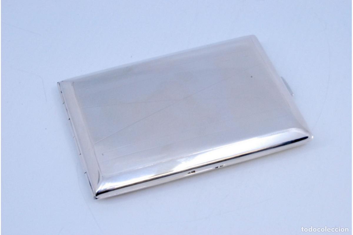 Antig&uuml;edades: Caja de cigarrillos, plateada - Foto 7