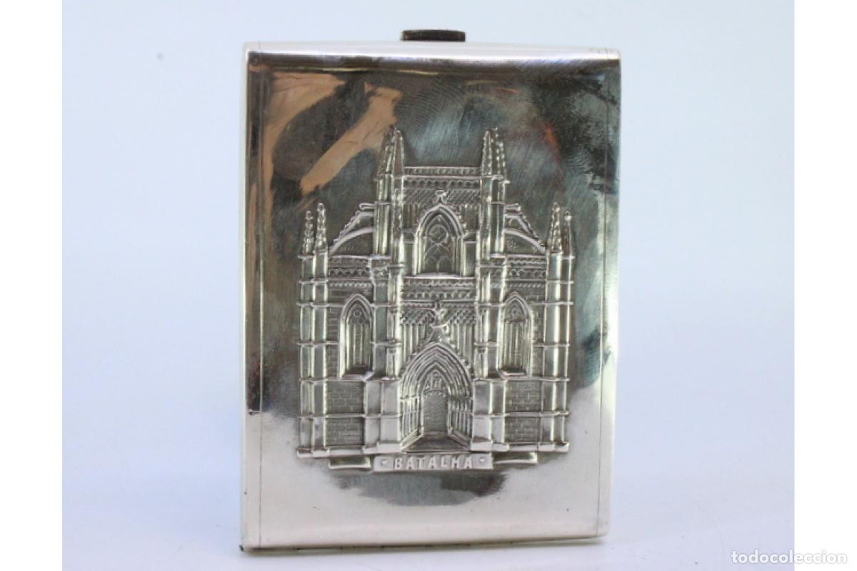 Antig&uuml;edades: Caja de cigarrillos, plateada - Foto 2