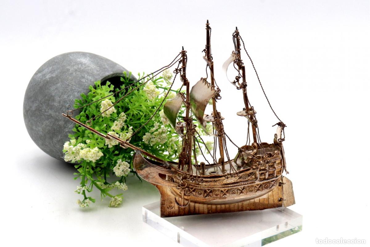Antig&uuml;edades: Barco de plata - Foto 2