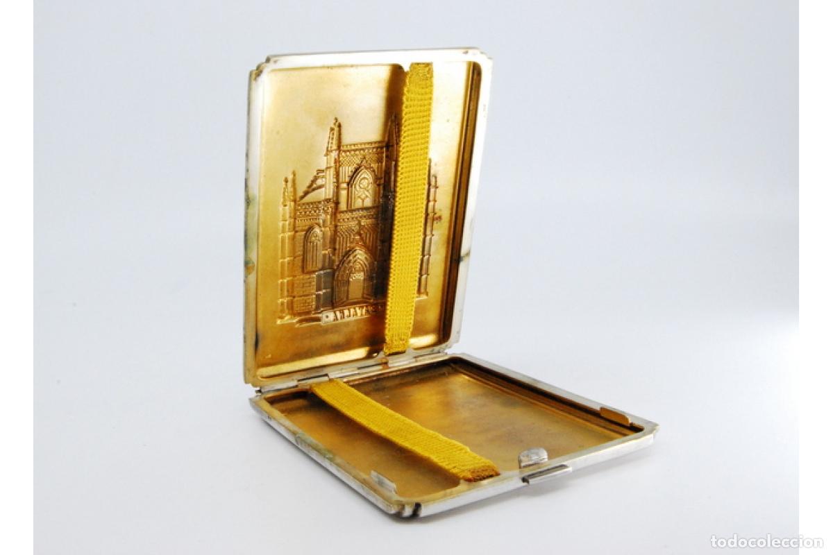 Antig&uuml;edades: Caja de cigarrillos, plateada - Foto 2