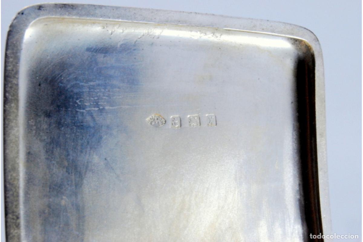 Antig&uuml;edades: Caja de cigarrillos, plateada - Foto 2