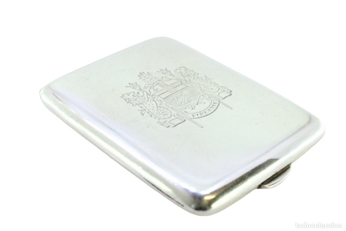 Antig&uuml;edades: Caja de cerillas de plata - Foto 1