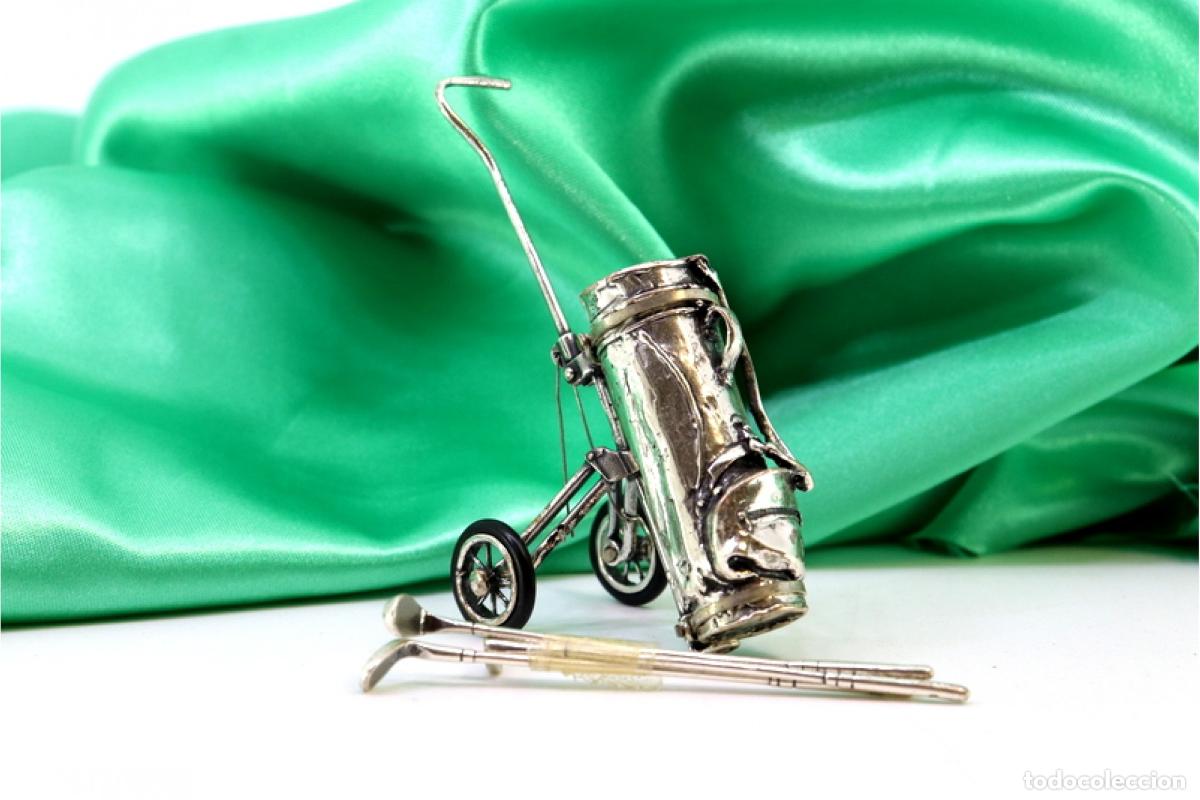Antig&uuml;edades: carrito de golf plateado - Foto 3