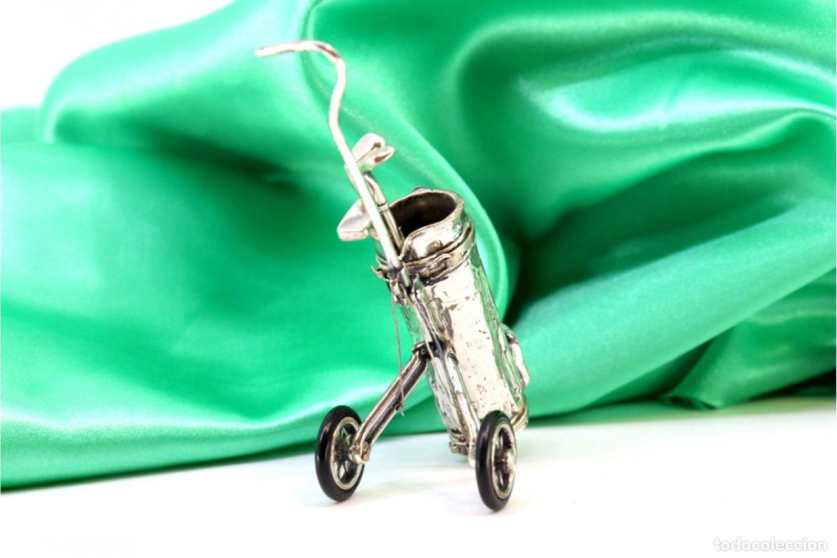Antig&uuml;edades: carrito de golf plateado - Foto 4