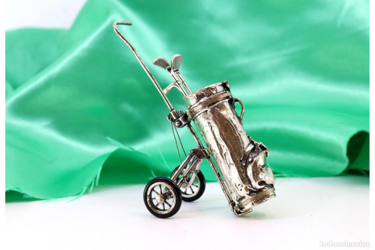 Antig&uuml;edades: carrito de golf plateado - Foto 6