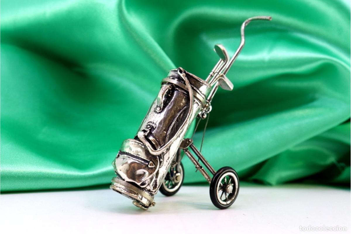 Antig&uuml;edades: carrito de golf plateado - Foto 1