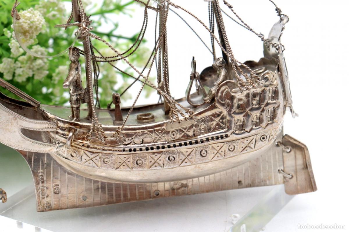 Antig&uuml;edades: Barco de plata - Foto 4