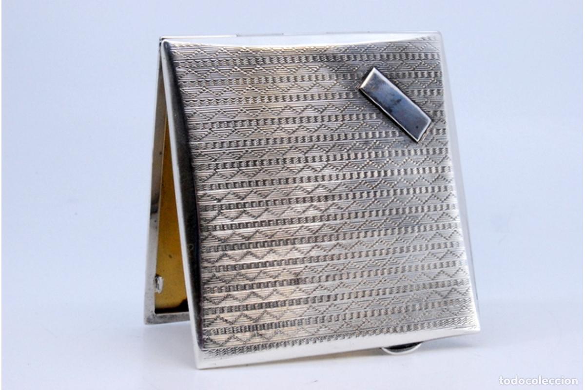 Antig&uuml;edades: Caja de cigarrillos, plateada - Foto 4