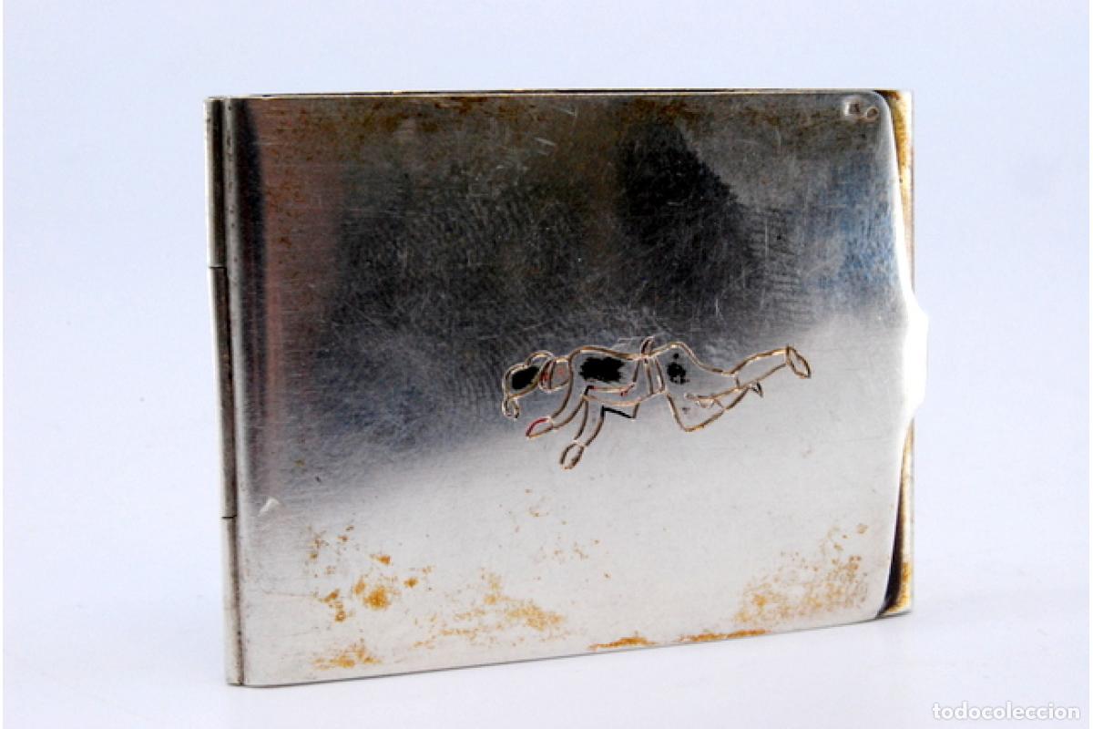 Antig&uuml;edades: Caja de cerillas de plata - Foto 2
