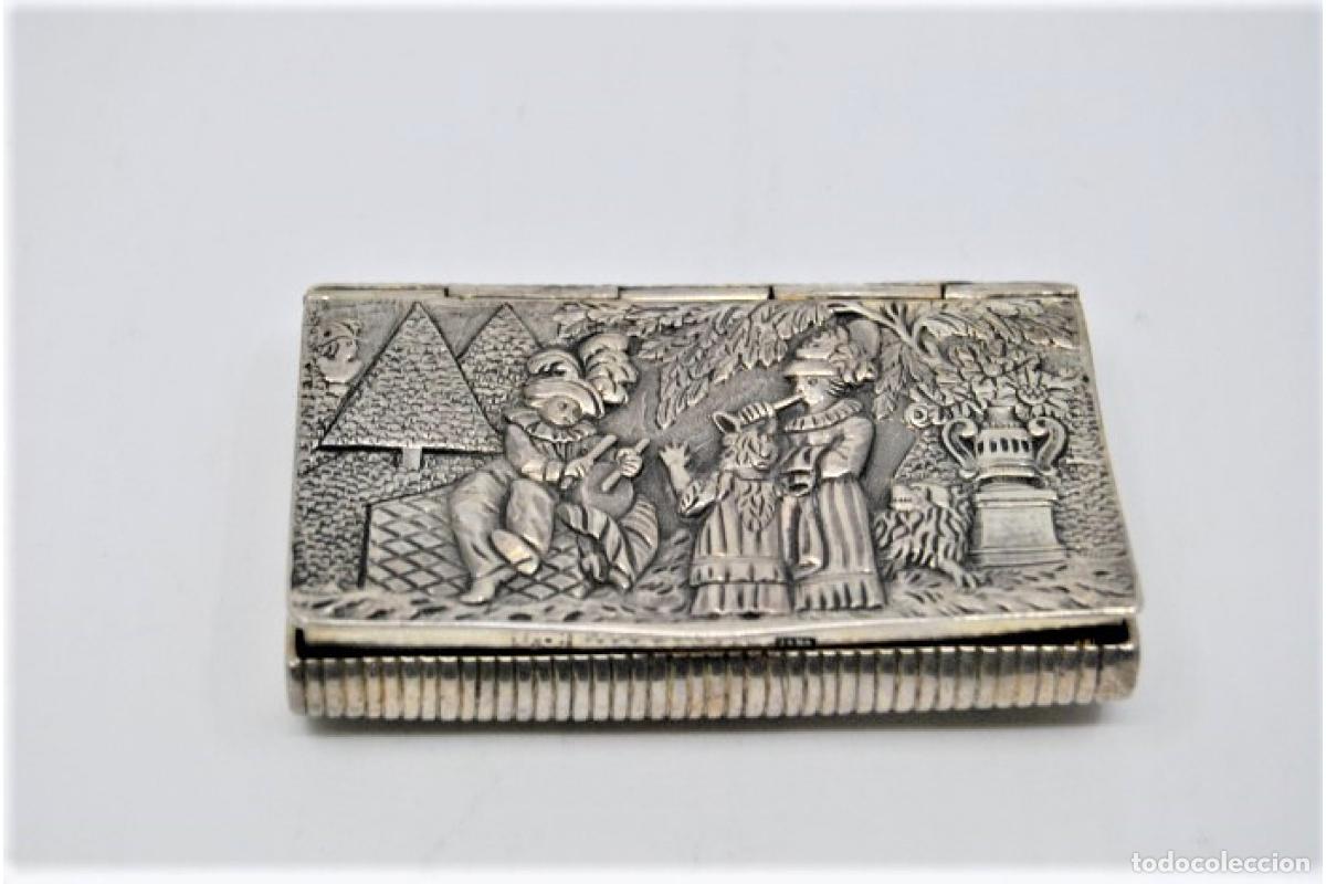 Antig&uuml;edades: Caja de rap&eacute;, en plata - Foto 1
