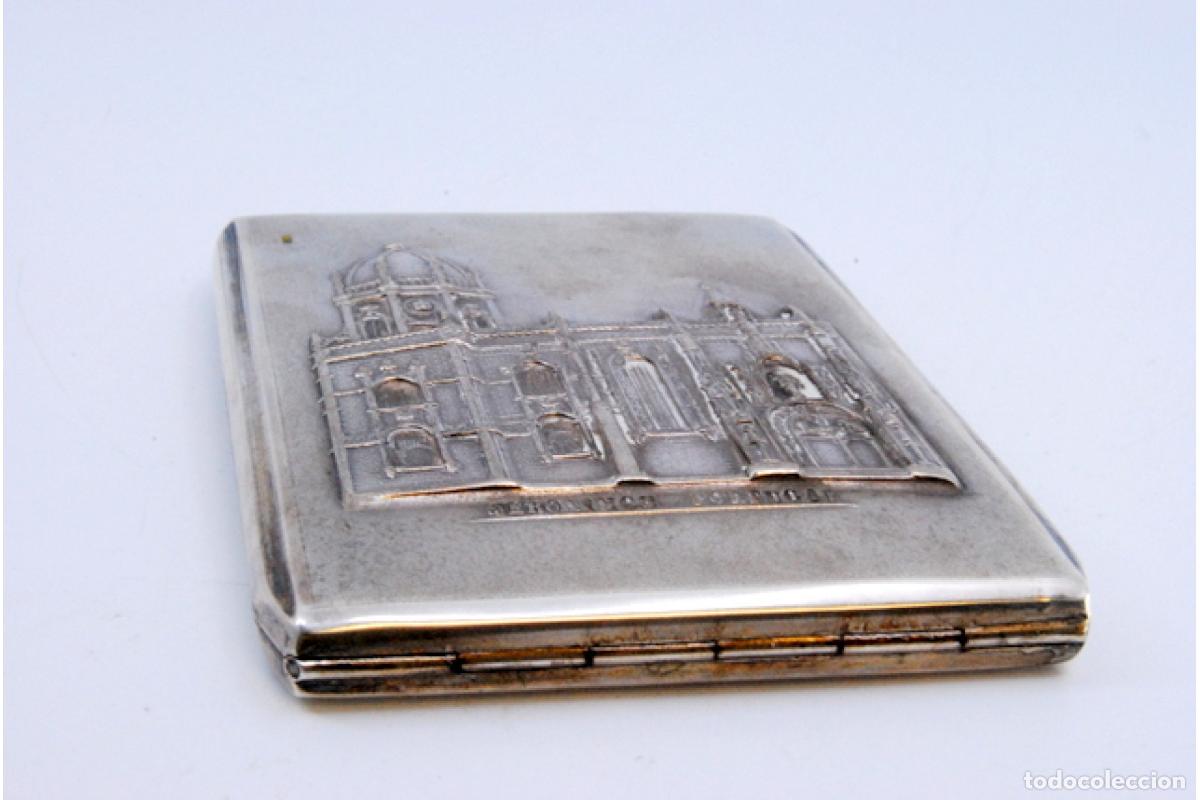 Antig&uuml;edades: Caja de cigarrillos, plateada - Foto 3