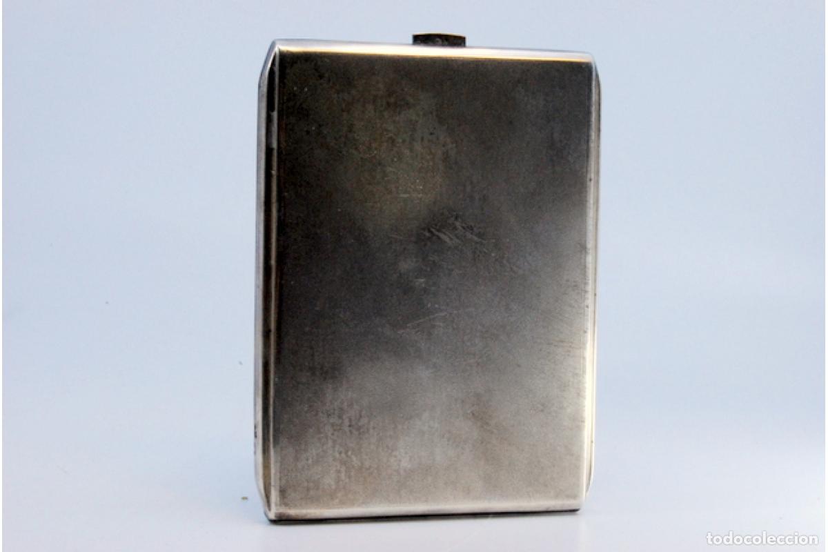 Antig&uuml;edades: Caja de cigarrillos, plateada - Foto 5