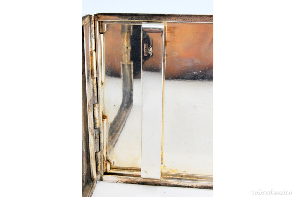Antig&uuml;edades: Caja de cigarrillos, plateada - Foto 9