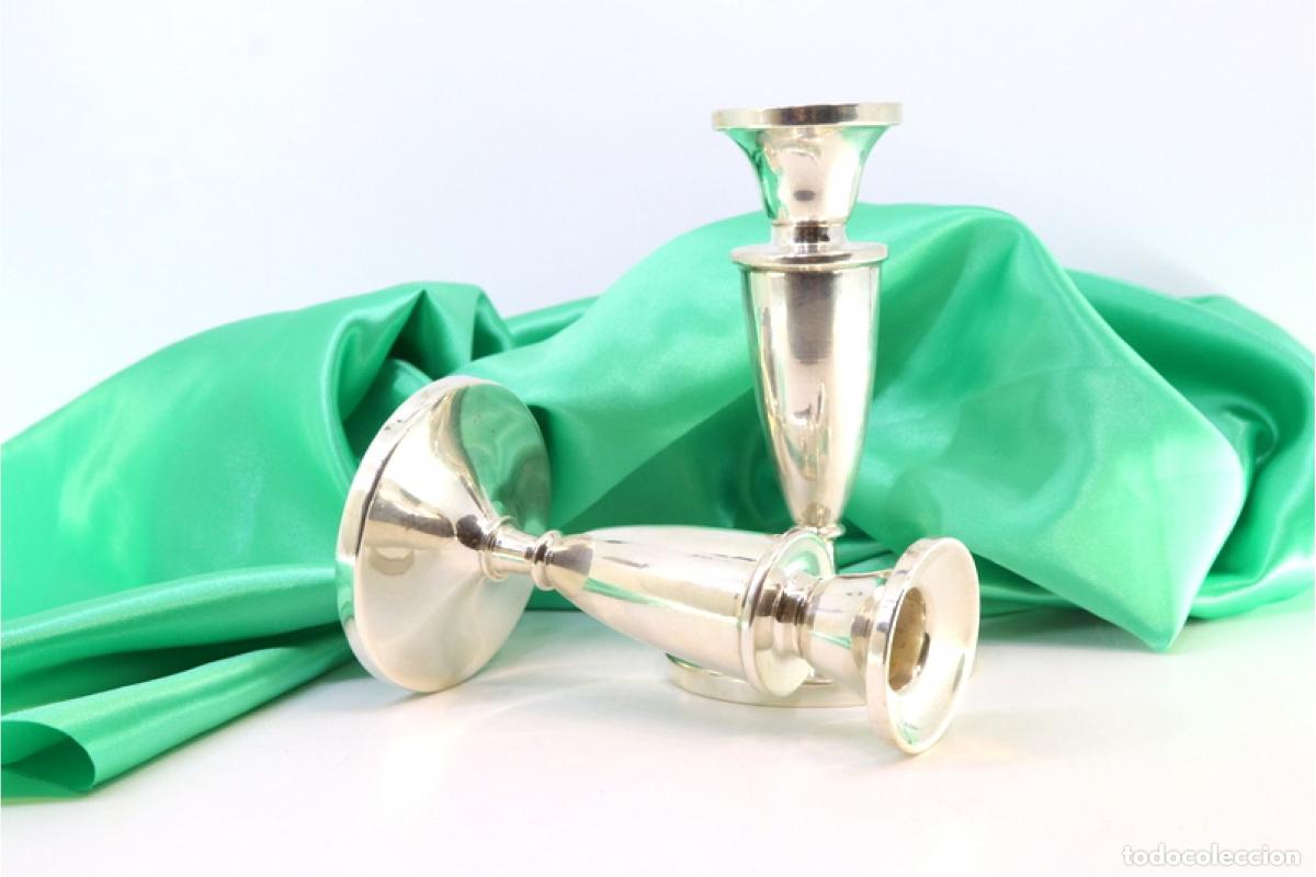 Antig&uuml;edades: Candelabros de plata - Foto 3