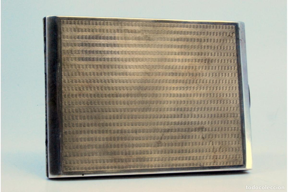Antig&uuml;edades: Caja de cigarrillos, plateada - Foto 7
