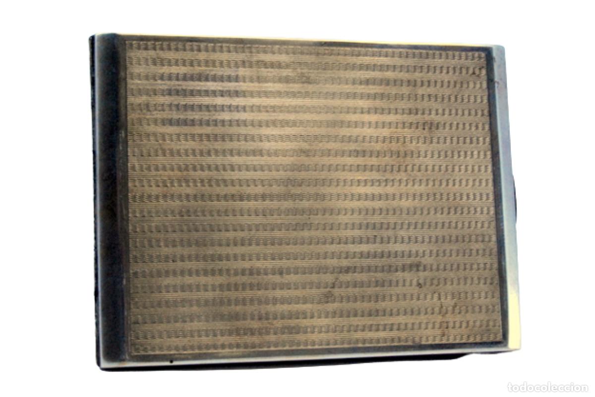 Antig&uuml;edades: Caja de cigarrillos, plateada - Foto 1