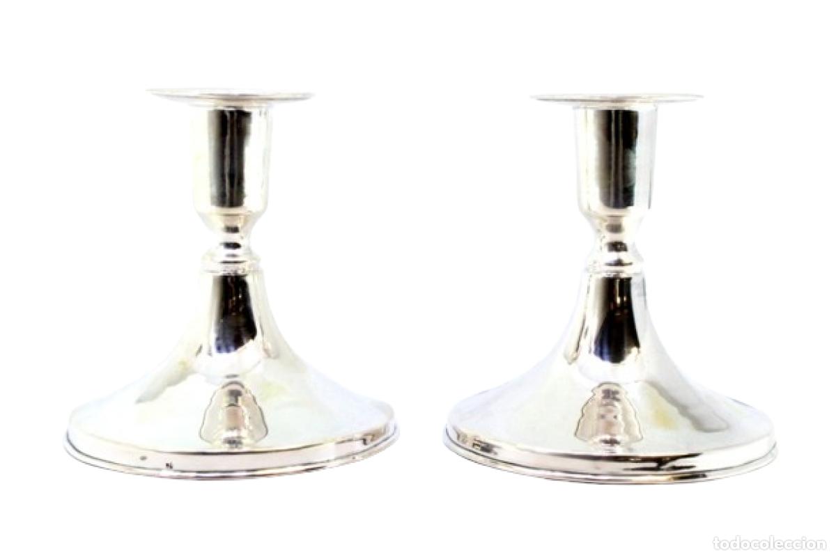 Antig&uuml;edades: Candelabros de plata - Foto 1