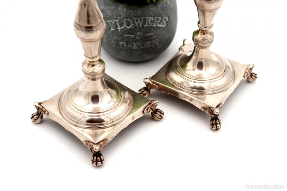 Antig&uuml;edades: Candelabros de plata - Foto 3