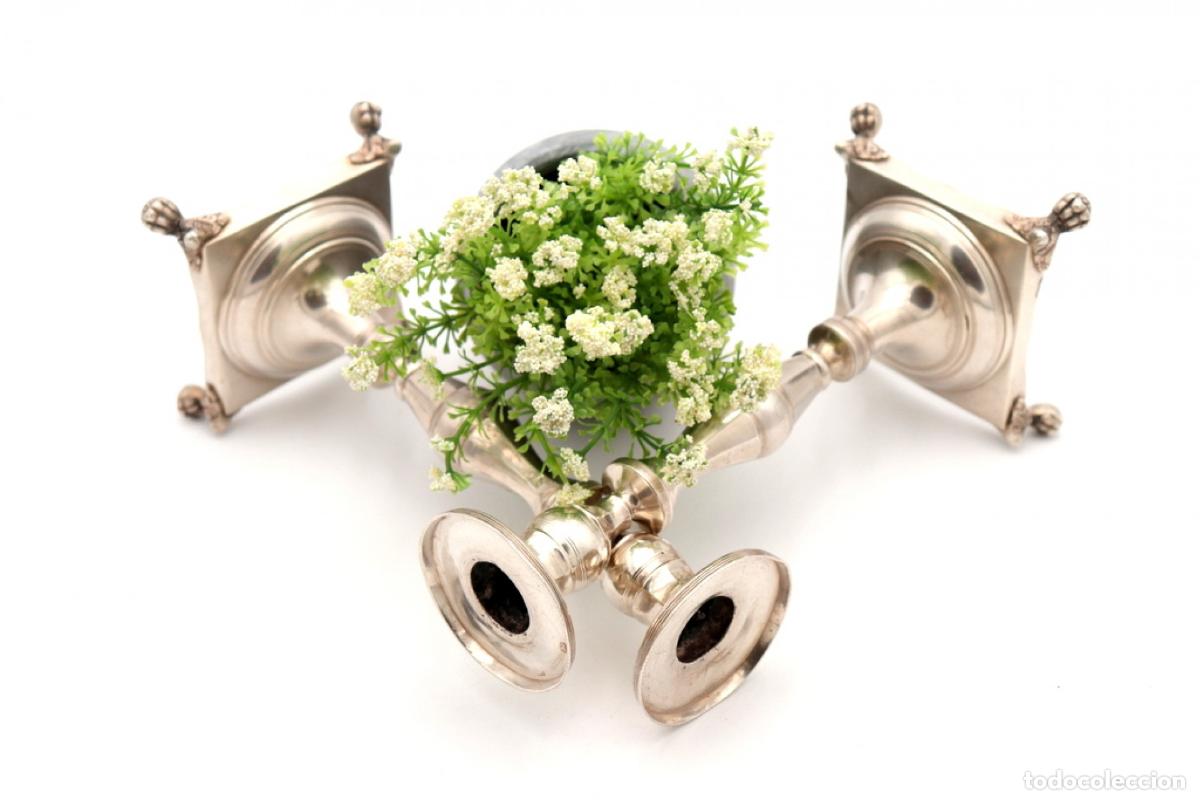 Antig&uuml;edades: Candelabros de plata - Foto 7