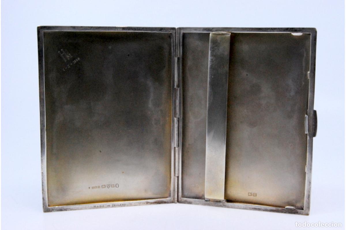 Antig&uuml;edades: Caja de cigarrillos, plateada - Foto 6