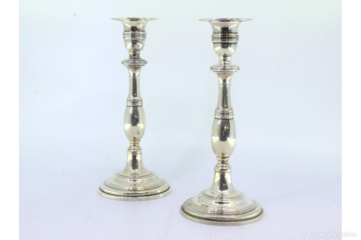 Antig&uuml;edades: Candelabros de plata - Foto 2