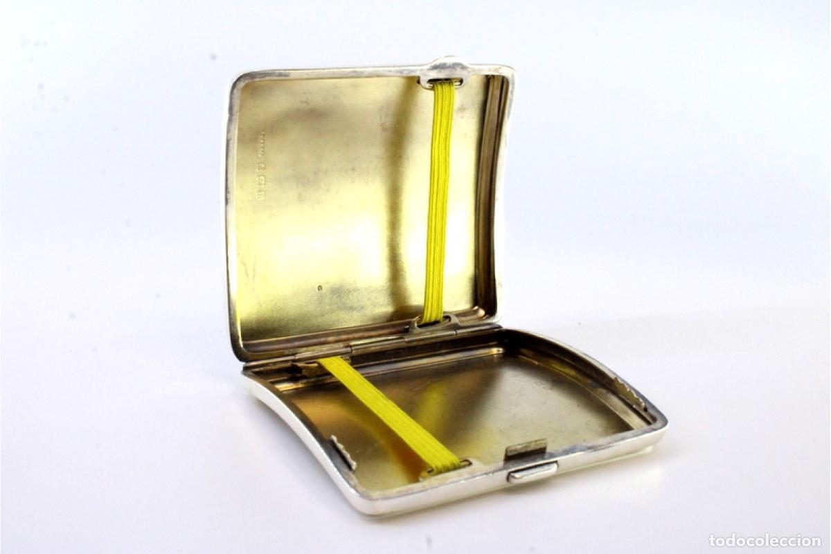 Antig&uuml;edades: Caja de cigarrillos, plateada - Foto 5