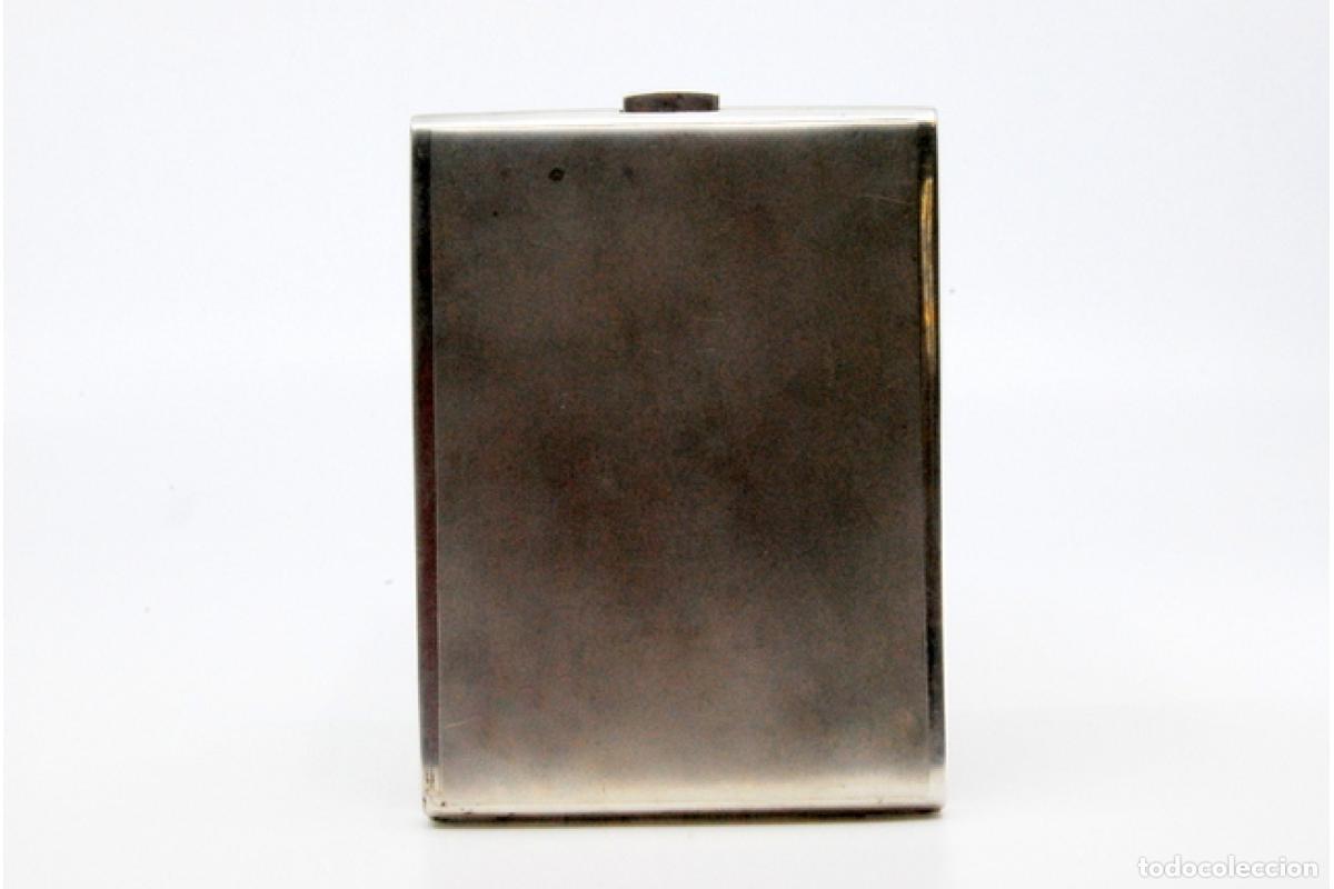 Antig&uuml;edades: Caja de cigarrillos, plateada - Foto 6