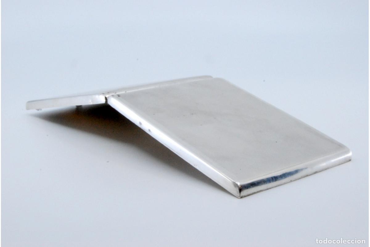 Antig&uuml;edades: Caja de cigarrillos, plateada - Foto 10