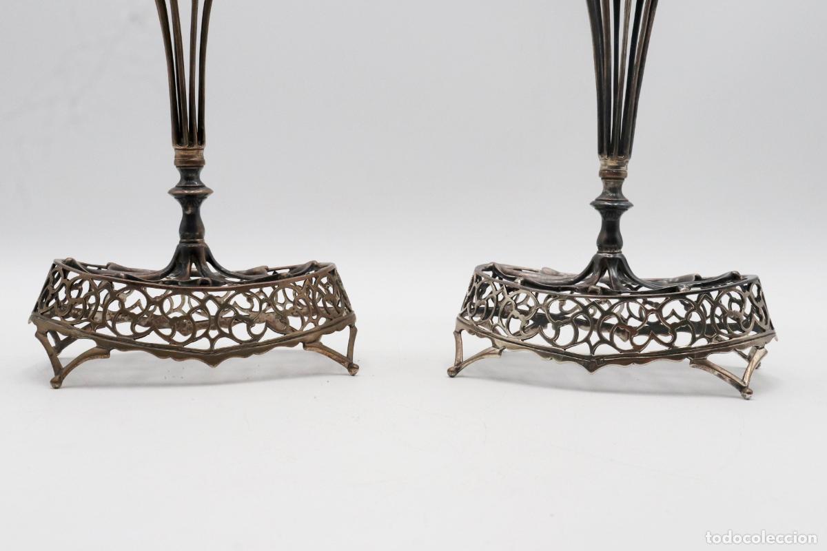Antig&uuml;edades: Candelabros de plata - Foto 3