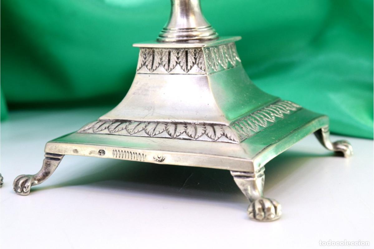 Antig&uuml;edades: Candelabros de plata - Foto 3
