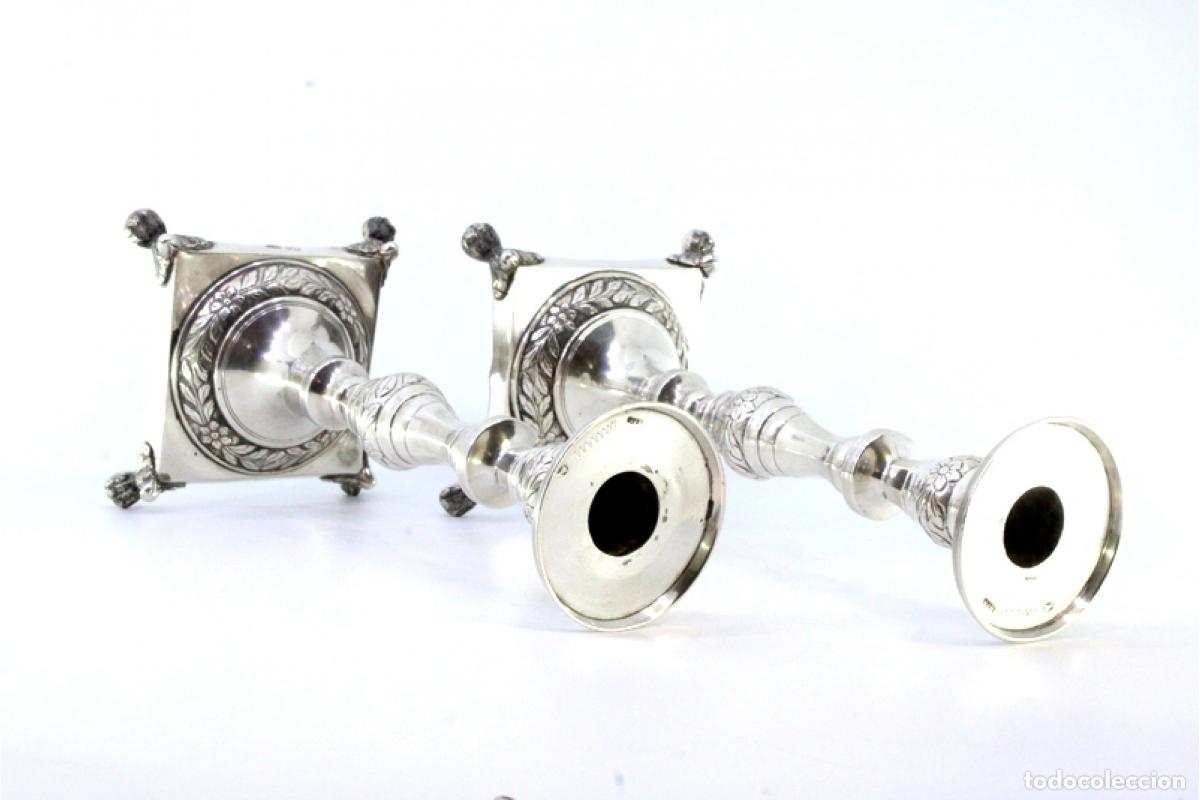 Antig&uuml;edades: Candelabros de plata - Foto 6