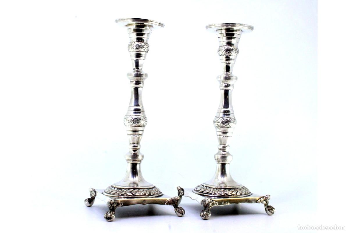 Antig&uuml;edades: Candelabros de plata - Foto 7