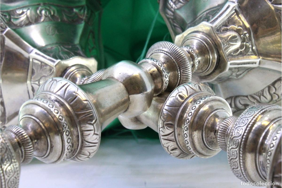 Antig&uuml;edades: Candelabros de plata - Foto 5