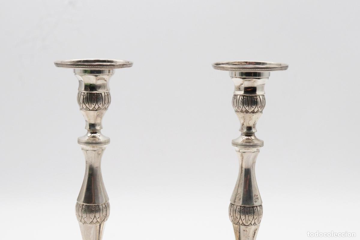 Antig&uuml;edades: Candelabros de plata - Foto 2
