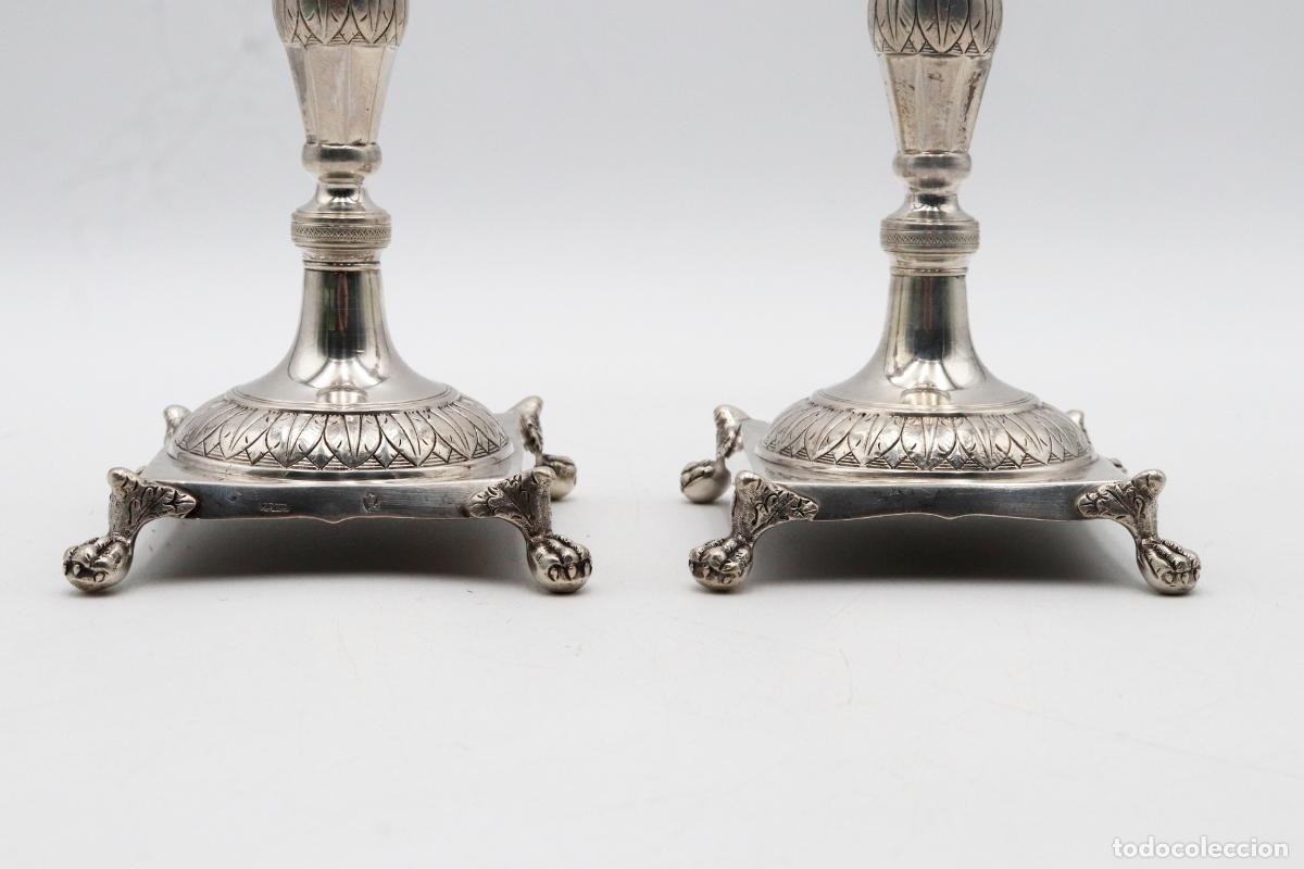 Antig&uuml;edades: Candelabros de plata - Foto 3